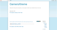 Desktop Screenshot of gamers-xtreme.blogspot.com