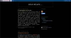 Desktop Screenshot of dejatehacertodo.blogspot.com