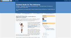 Desktop Screenshot of coolestdudeinuniverse.blogspot.com