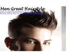 Tablet Screenshot of men-great-hairstyle.blogspot.com