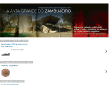 Tablet Screenshot of antagrandezambujeiro.blogspot.com