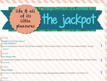 Tablet Screenshot of mylifeisthejackpot.blogspot.com