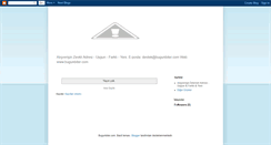 Desktop Screenshot of bugunbiter.blogspot.com
