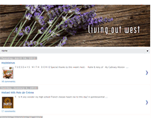 Tablet Screenshot of goodlivingoutwest.blogspot.com