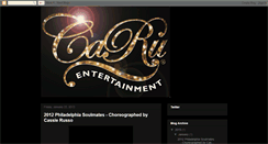 Desktop Screenshot of caruentertainmentllc.blogspot.com