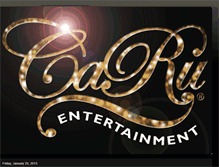 Tablet Screenshot of caruentertainmentllc.blogspot.com