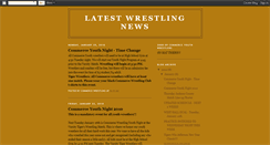 Desktop Screenshot of latestwrestlingnews.blogspot.com