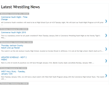 Tablet Screenshot of latestwrestlingnews.blogspot.com