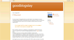 Desktop Screenshot of goodblogstay.blogspot.com