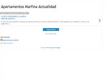 Tablet Screenshot of apartamentosmarfina.blogspot.com