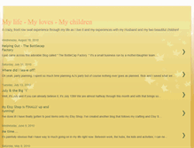 Tablet Screenshot of mylife-myloves-mychildren.blogspot.com