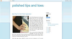 Desktop Screenshot of polishedtipsandtoes.blogspot.com