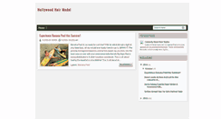 Desktop Screenshot of ahairmodel.blogspot.com