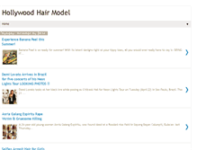 Tablet Screenshot of ahairmodel.blogspot.com