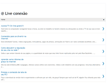 Tablet Screenshot of liveconexao.blogspot.com