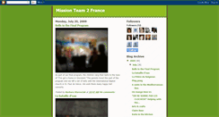 Desktop Screenshot of missionteam2france.blogspot.com