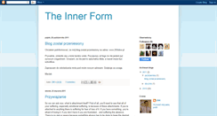 Desktop Screenshot of innerform.blogspot.com