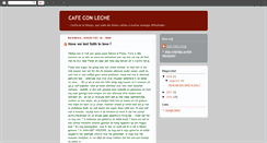 Desktop Screenshot of cafe-conleche.blogspot.com