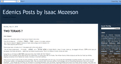 Desktop Screenshot of isaacmozeson.blogspot.com