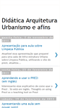 Mobile Screenshot of didaticaarquiteturaurbanismo.blogspot.com