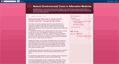 Desktop Screenshot of natural-controversial-cures.blogspot.com