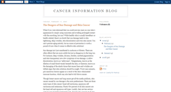 Desktop Screenshot of cancerinfo-blog.blogspot.com