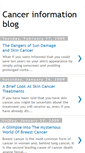 Mobile Screenshot of cancerinfo-blog.blogspot.com