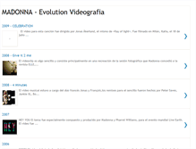 Tablet Screenshot of madonna-evolutionmadonna-videografia.blogspot.com