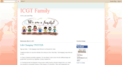 Desktop Screenshot of icgtfamily.blogspot.com