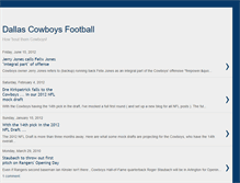 Tablet Screenshot of dallascowboysfootball.blogspot.com