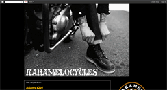 Desktop Screenshot of karamelocycles.blogspot.com