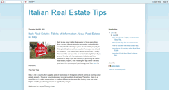 Desktop Screenshot of italianrealestatetips.blogspot.com