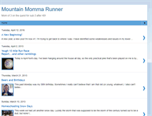 Tablet Screenshot of mountainmommarunner.blogspot.com