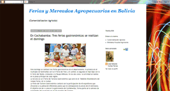 Desktop Screenshot of feriasymercadosbolivianos.blogspot.com