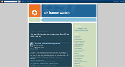 Desktop Screenshot of air-france-watch.blogspot.com