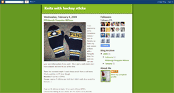 Desktop Screenshot of knitswithhockeysticks.blogspot.com