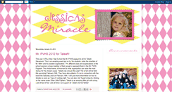 Desktop Screenshot of jessicasmiracle.blogspot.com