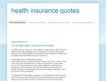 Tablet Screenshot of healthyinsurancequotes.blogspot.com