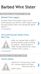Mobile Screenshot of barbedwiresister.blogspot.com