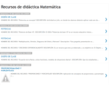 Tablet Screenshot of matematicadidacticaaldia.blogspot.com