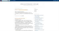 Desktop Screenshot of aboutprogesteronecream.blogspot.com