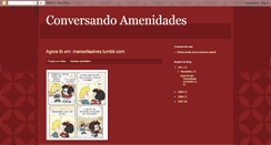 Desktop Screenshot of conversandoamenidades.blogspot.com