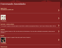 Tablet Screenshot of conversandoamenidades.blogspot.com