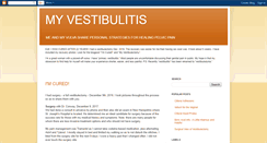 Desktop Screenshot of myvestibulitis.blogspot.com