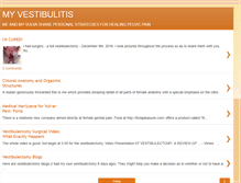 Tablet Screenshot of myvestibulitis.blogspot.com