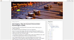 Desktop Screenshot of muckerei.blogspot.com