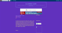 Desktop Screenshot of clickedcash.blogspot.com