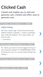 Mobile Screenshot of clickedcash.blogspot.com