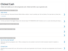 Tablet Screenshot of clickedcash.blogspot.com