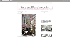 Desktop Screenshot of peteandkatewedding.blogspot.com